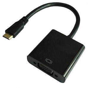 HDMI (M) TO VGA (F)12CM