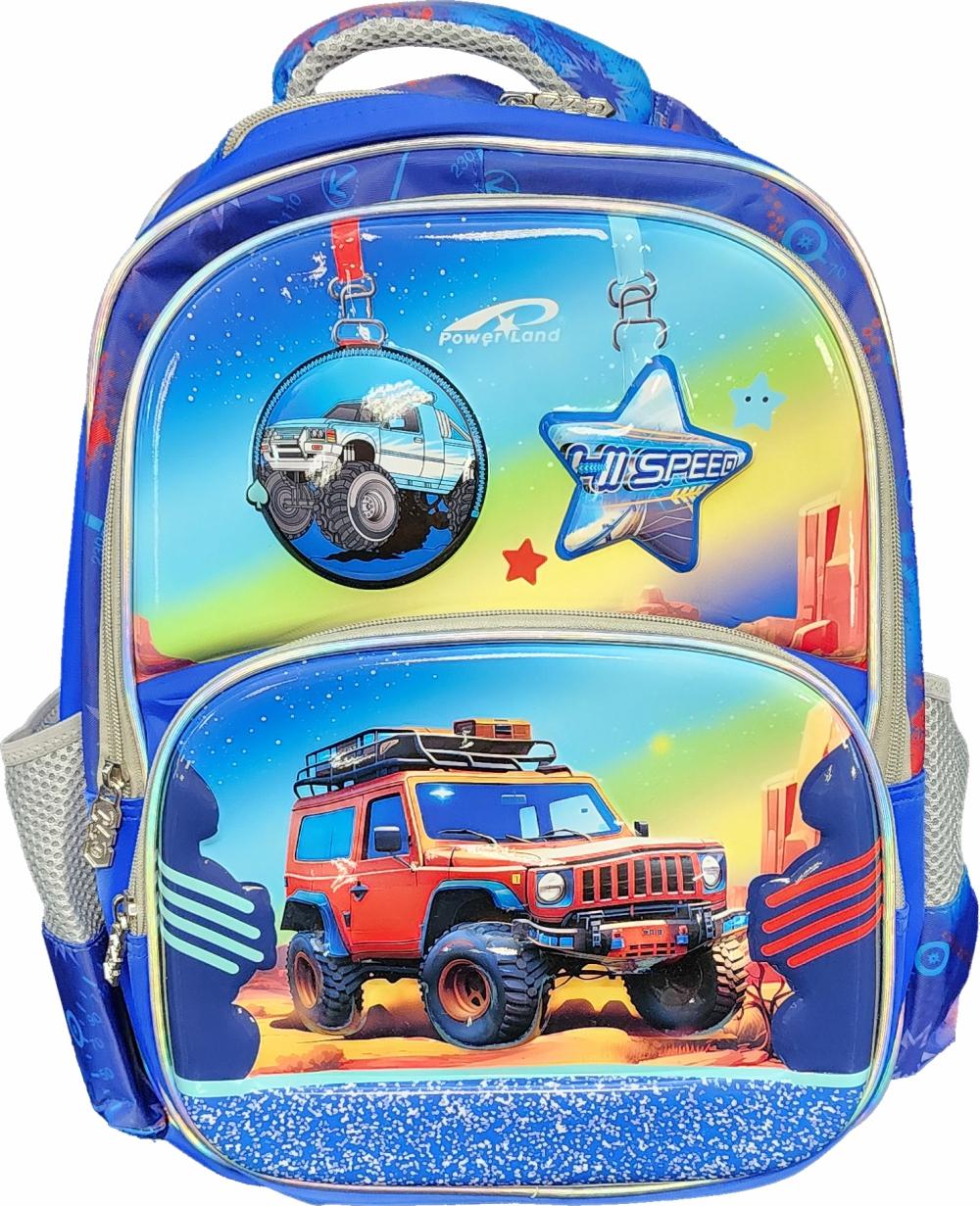 16" 3D CAR KIDS BACKPACK
