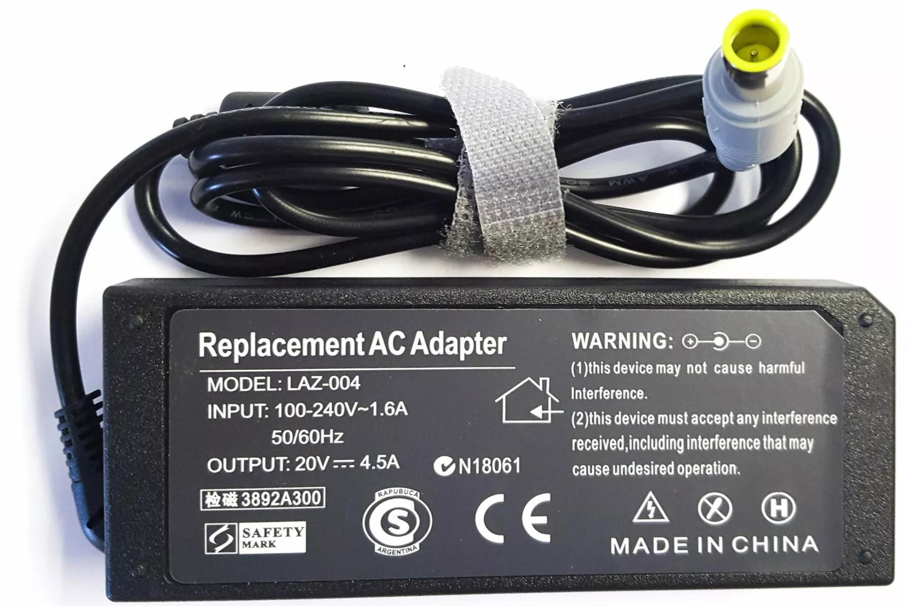 LENOVO 90W ROUND PIN CHARGER