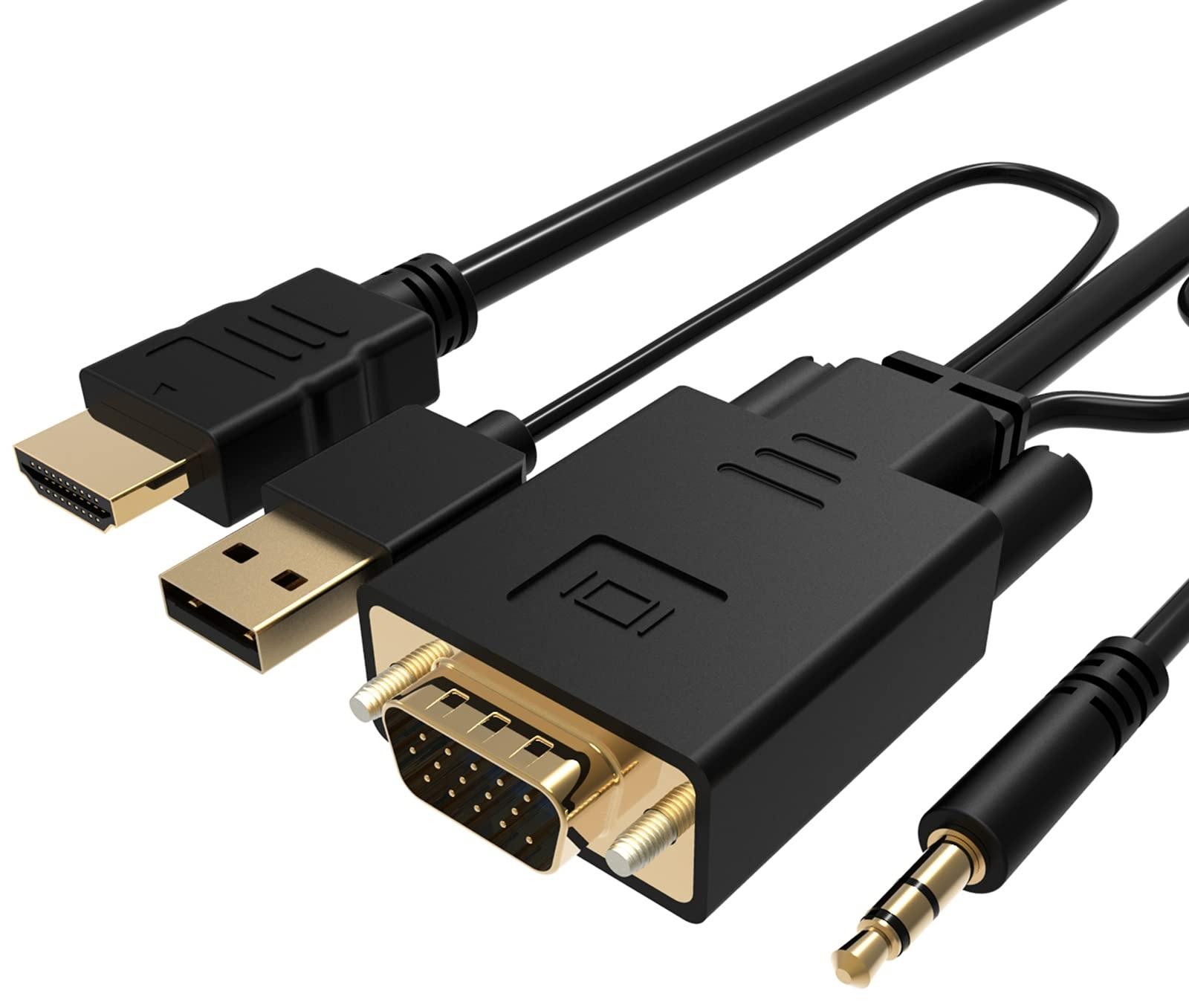 VGA (M)+AUDIO TO HDMI (M) CONVERTER 1.8M