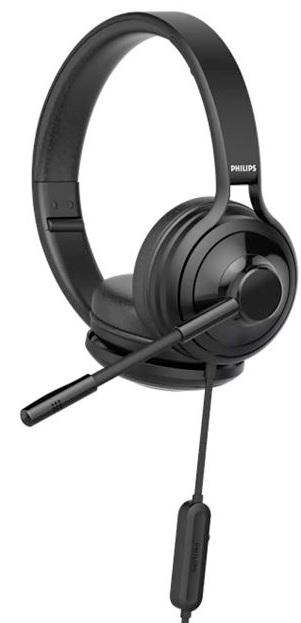 PHILIPS USB ON-EAR HEADPHONES+ MIC
