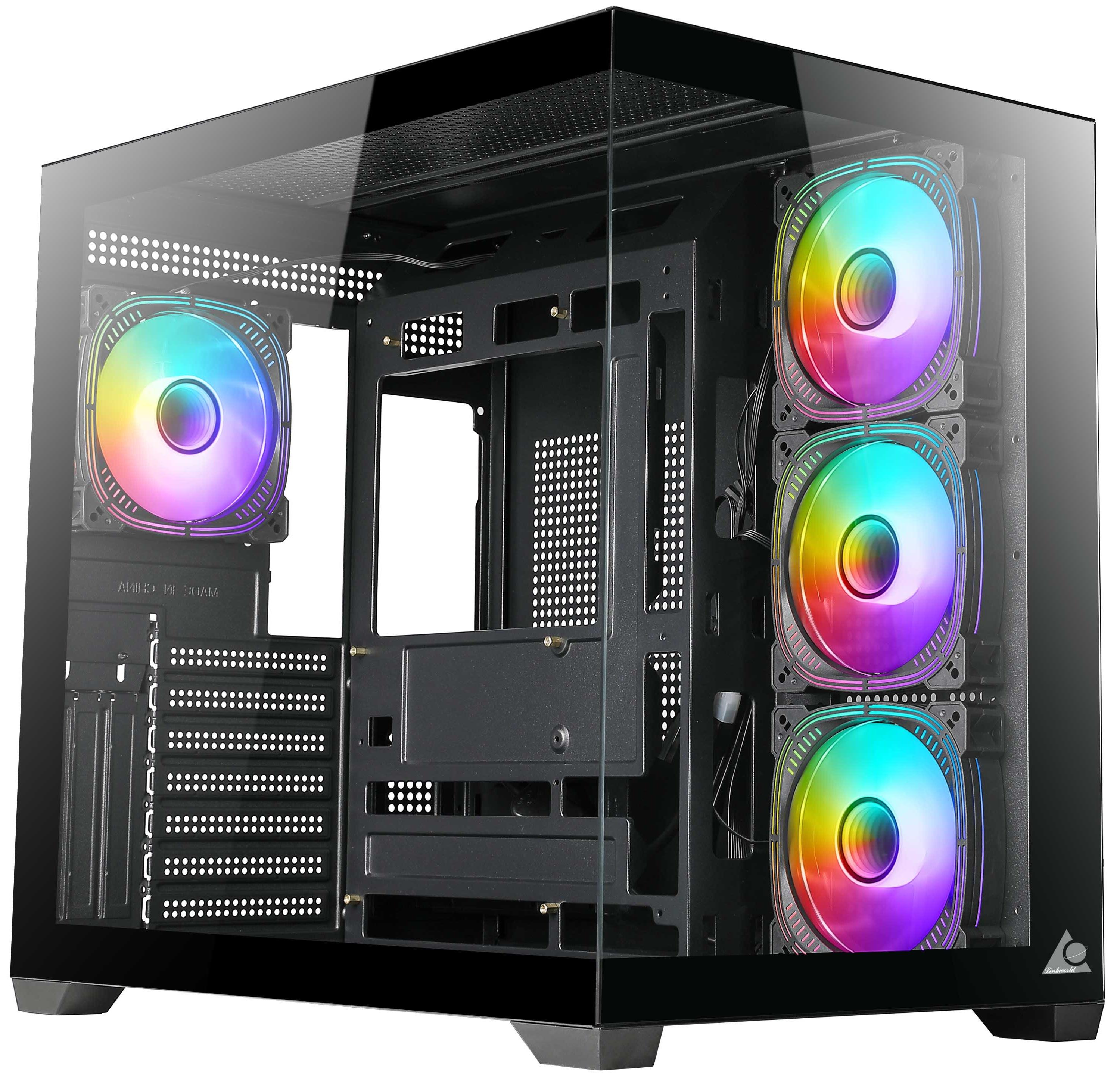 BLACK GAMING CASE NO PSU - VC-20A01