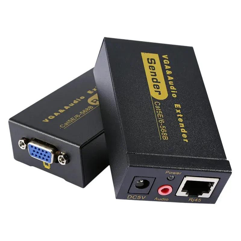 VGA & AUDIO NETWORK EXTENDER 100M